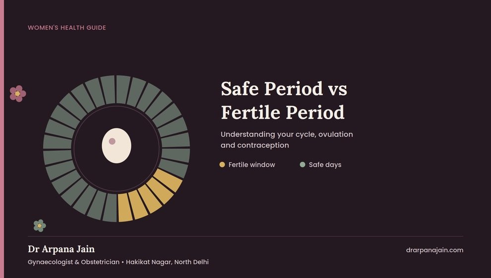 Safe Period vs Fertile Period: A Complete Guide by Dr Arpana Jain, Gynaecologist in North Delhi